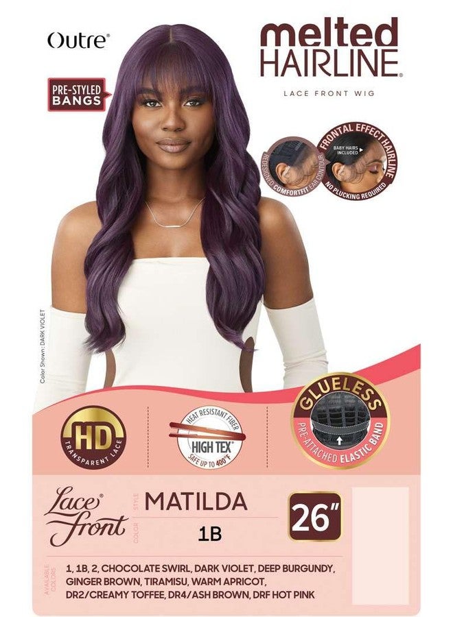 Outre Lace Front Wig - Melted Hairline - Matilda (DARK BROWN 2) - Image 2